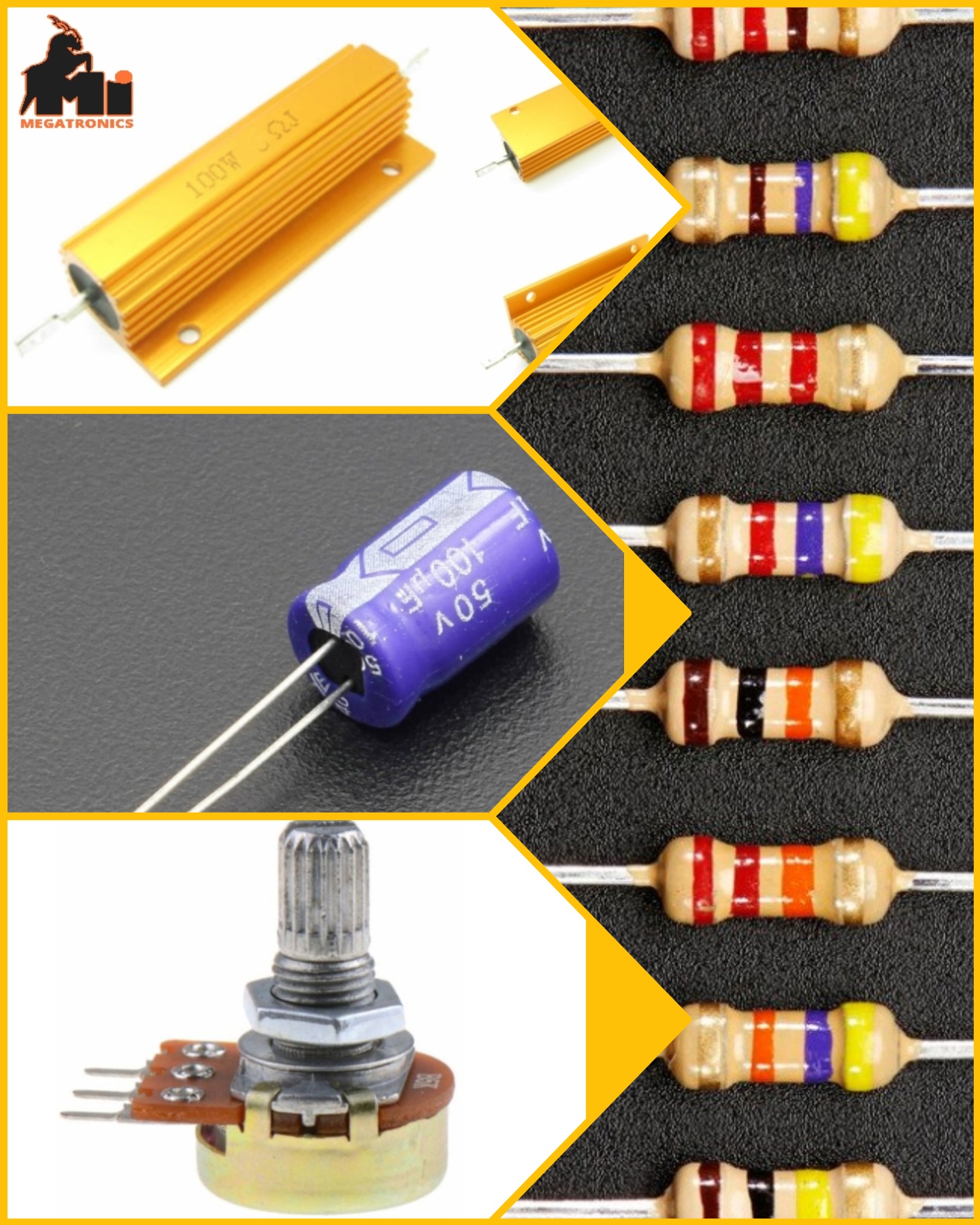Resistors, Capacitors, fuses